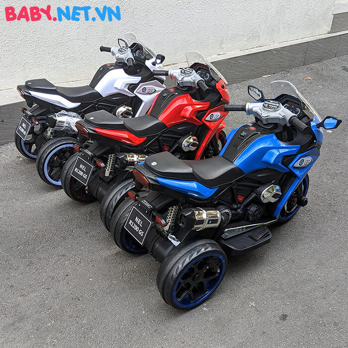 Xe mô tô điện 3 bánh trẻ em NEL-1200GS 3