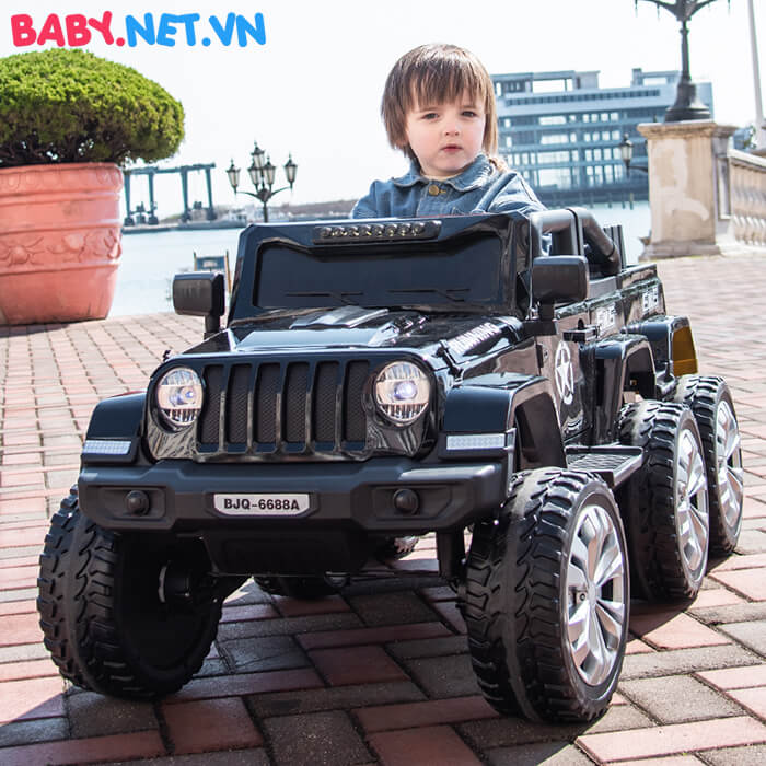 Xe ô tô điện trẻ em kiểu mới BJQ-6688A 4